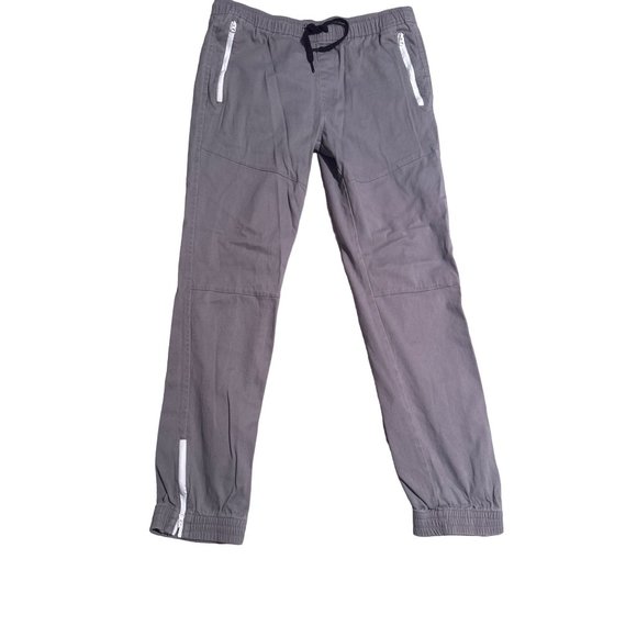 Carbon Freedom Flex Gray Jogger Style Elastic Waist Large Draw String Zipper Poc - Picture 2 of 6